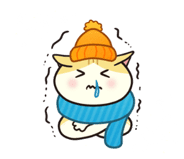 Ugly but cute! tortoiseshell cat, Mike sticker #9730637