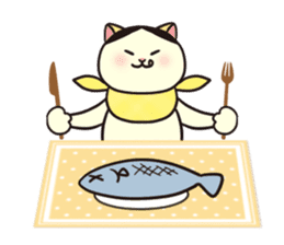 Ugly but cute! tortoiseshell cat, Mike sticker #9730639