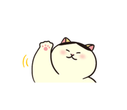 Ugly but cute! tortoiseshell cat, Mike sticker #9730651