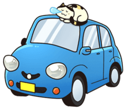 Ugly but cute! tortoiseshell cat, Mike sticker #9730652