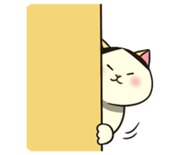 Ugly but cute! tortoiseshell cat, Mike sticker #9730654