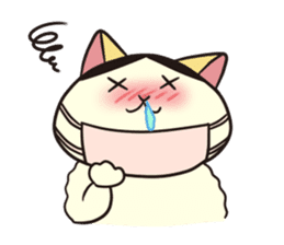 Ugly but cute! tortoiseshell cat, Mike sticker #9730660