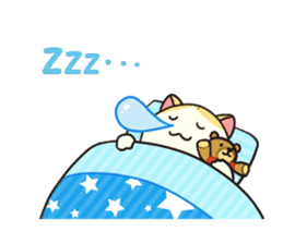 Ugly but cute! tortoiseshell cat, Mike sticker #9730665