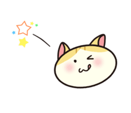 Ugly but cute! tortoiseshell cat, Mike sticker #9730666