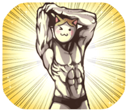 Ugly but cute! tortoiseshell cat, Mike sticker #9730671