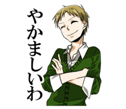 girl cartoon character STICKER sticker #9730754