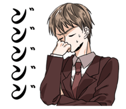 girl cartoon character STICKER sticker #9730773