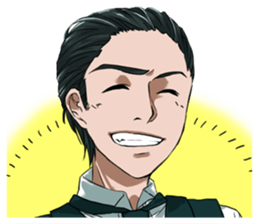 girl cartoon character STICKER sticker #9730781