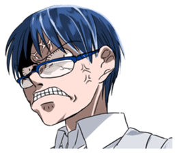 girl cartoon character STICKER sticker #9730785