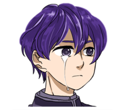 girl cartoon character STICKER sticker #9730787