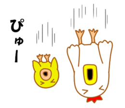 Fascinating chicken and chick 3 sticker #9730942