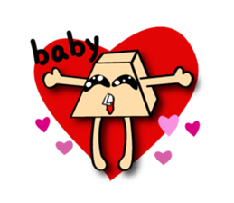 Square head two teeth (everyday life) sticker #9731233