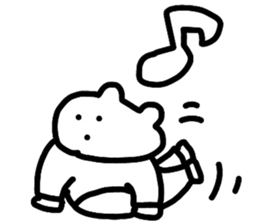 Extremity of expressionless sticker #9732034