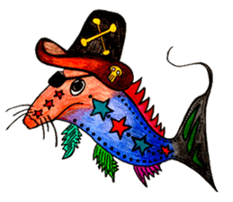 Colorful fish! sticker #9732112