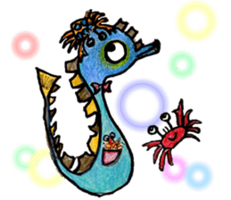 Colorful fish! sticker #9732140