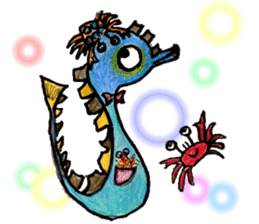 Colorful fish! sticker #9732140