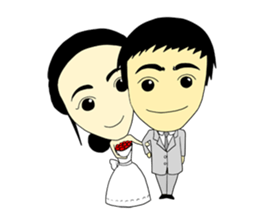 Haa-nee Wedding Series Sukanya & Ekkarat sticker #9732163
