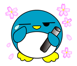 Events Hen round pen spring sticker #9732552