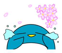 Events Hen round pen spring sticker #9732553