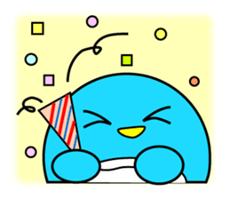 Events Hen round pen spring sticker #9732562