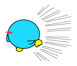 Events Hen round pen spring sticker #9732571