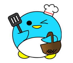 Events Hen round pen spring sticker #9732590