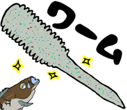 japan fishing mebaru fish Sticker sticker #9732609