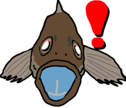 japan fishing mebaru fish Sticker sticker #9732624