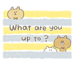 message of cute animals. sticker #9733261