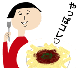 Daily life of Okappa-san & Ohige-san. sticker #9733352