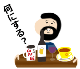 Daily life of Okappa-san & Ohige-san. sticker #9733355