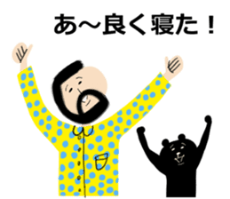 Daily life of Okappa-san & Ohige-san. sticker #9733369