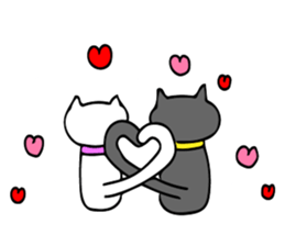 Petit Ribbon Ellie's cats sticker #9733751