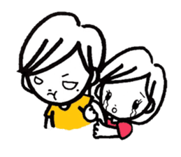 Hinata and Hana sticker #9733886