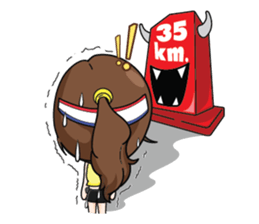 RunningGIRL sticker #9733976