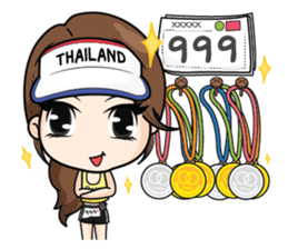 RunningGIRL sticker #9733991