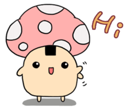 onigiri mushroom sticker #9734192