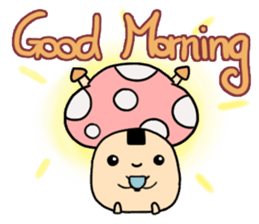 onigiri mushroom sticker #9734197