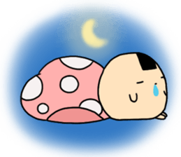 onigiri mushroom sticker #9734198