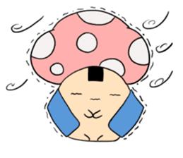 onigiri mushroom sticker #9734200