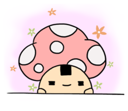 onigiri mushroom sticker #9734202