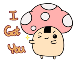 onigiri mushroom sticker #9734203