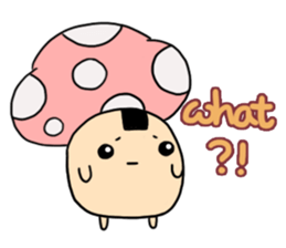 onigiri mushroom sticker #9734207