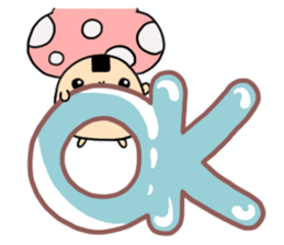 onigiri mushroom sticker #9734208