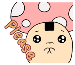 onigiri mushroom sticker #9734212