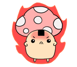 onigiri mushroom sticker #9734214