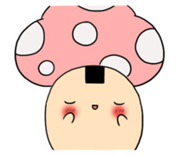 onigiri mushroom sticker #9734222
