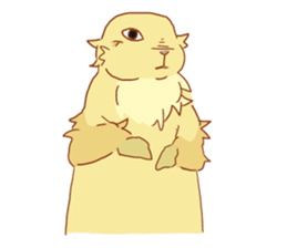 Fat Prairie dog sticker #9734351