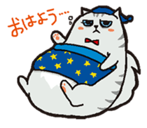 cute chubby cats sticker #9734392