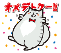 cute chubby cats sticker #9734397